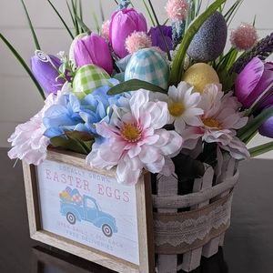 SOLD Farmhouse Easter Spring Decor